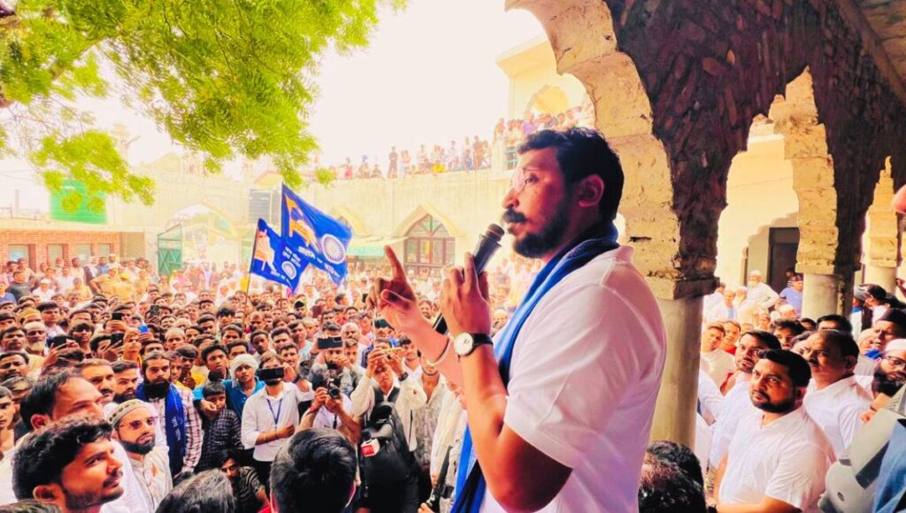 चंद्रशेखर आजाद ने नाहल गांव घटना पर की सीबीआई जांच की मांग