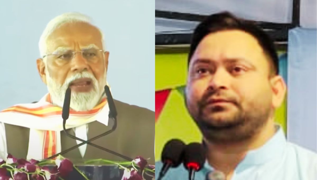 तेजस्वी यादव का पीएम मोदी पर तीखा हमला