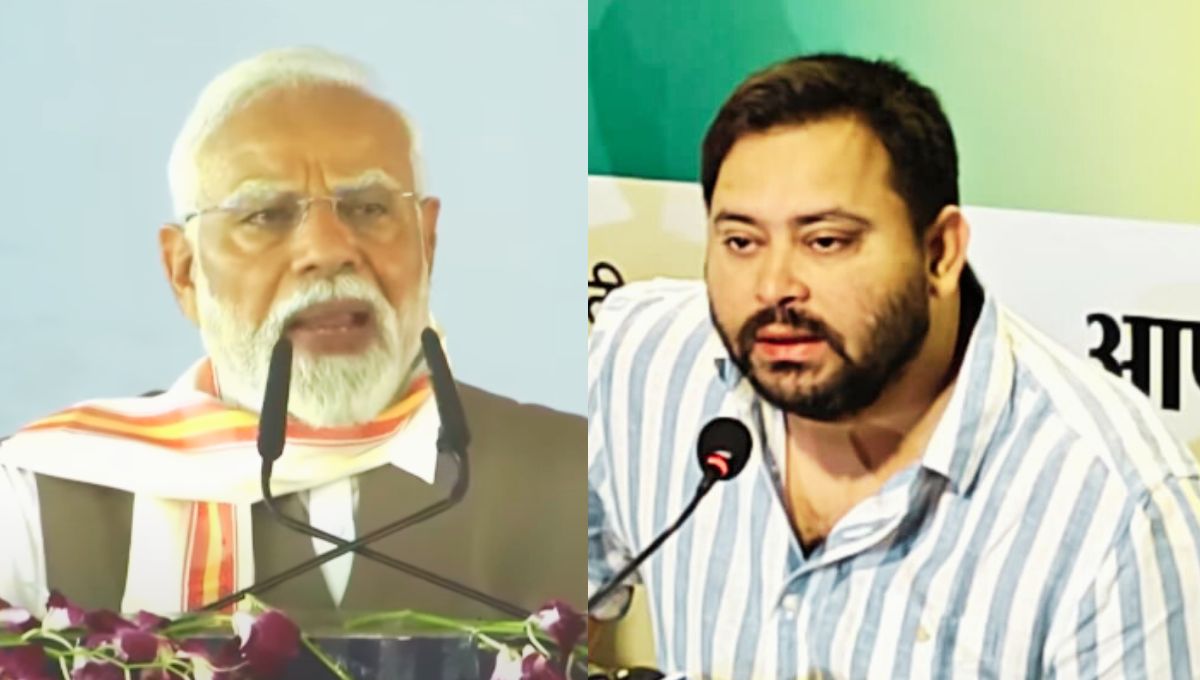 मोदी जी भाषण देते हैं, तेजस्वी मिल चालू करते हैं!