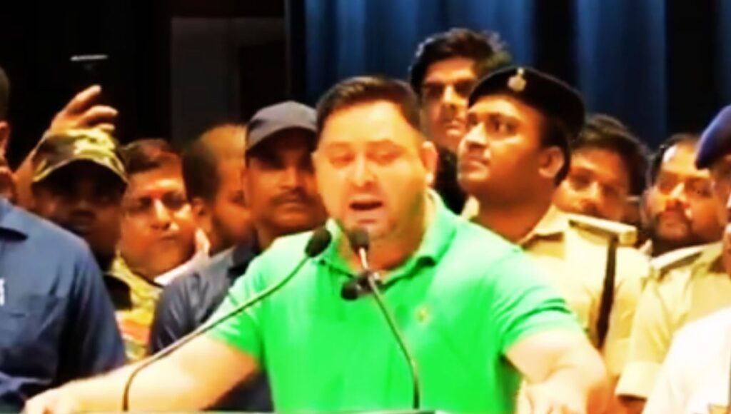 तेजस्वी यादव का BJP-नीतीश सरकार पर हमला