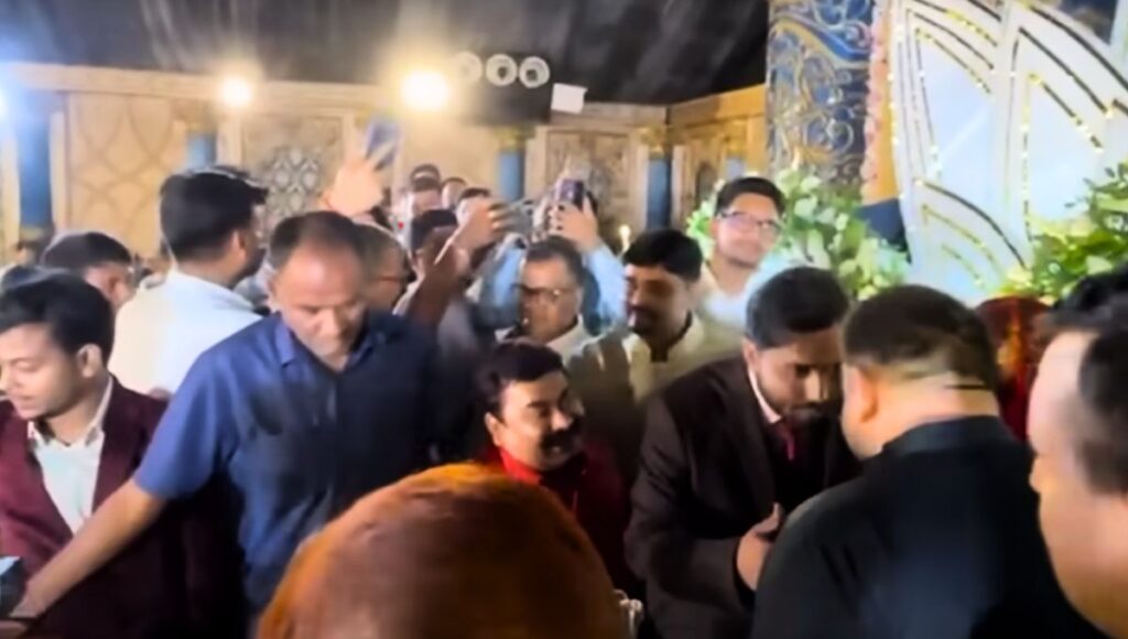 खान सर रिसेप्शन वीडियो"