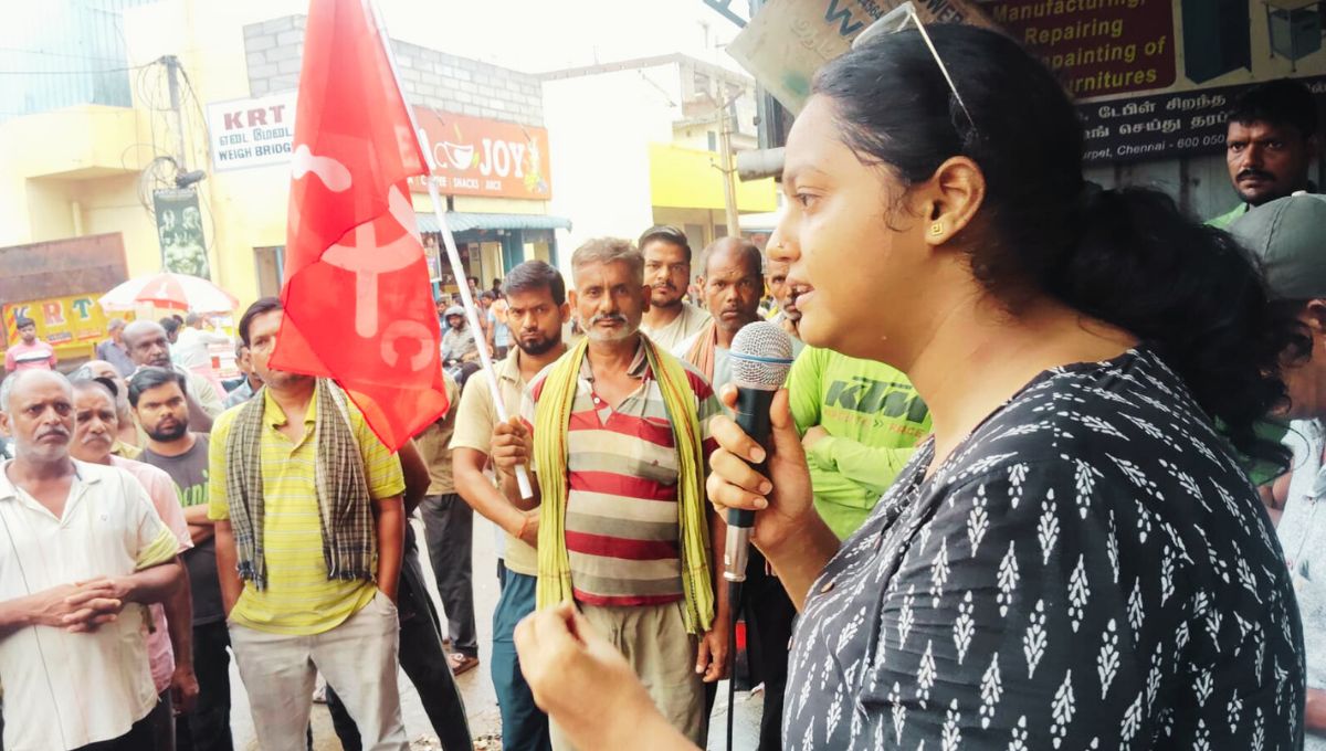 चेन्नई में प्रवासी मजदूरों के अधिकारों के लिए उठा जनस्वर