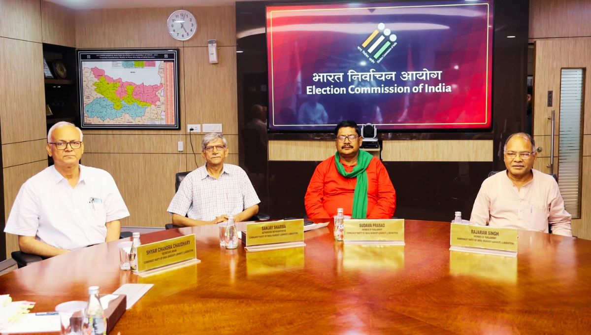भाकपा (माले) ने चुनाव आयोग से की SIR प्रक्रिया रद्द करने की मांग भाकपा (माले) ने चुनाव आयोग से की SIR प्रक्रिया रद्द करने की मांग