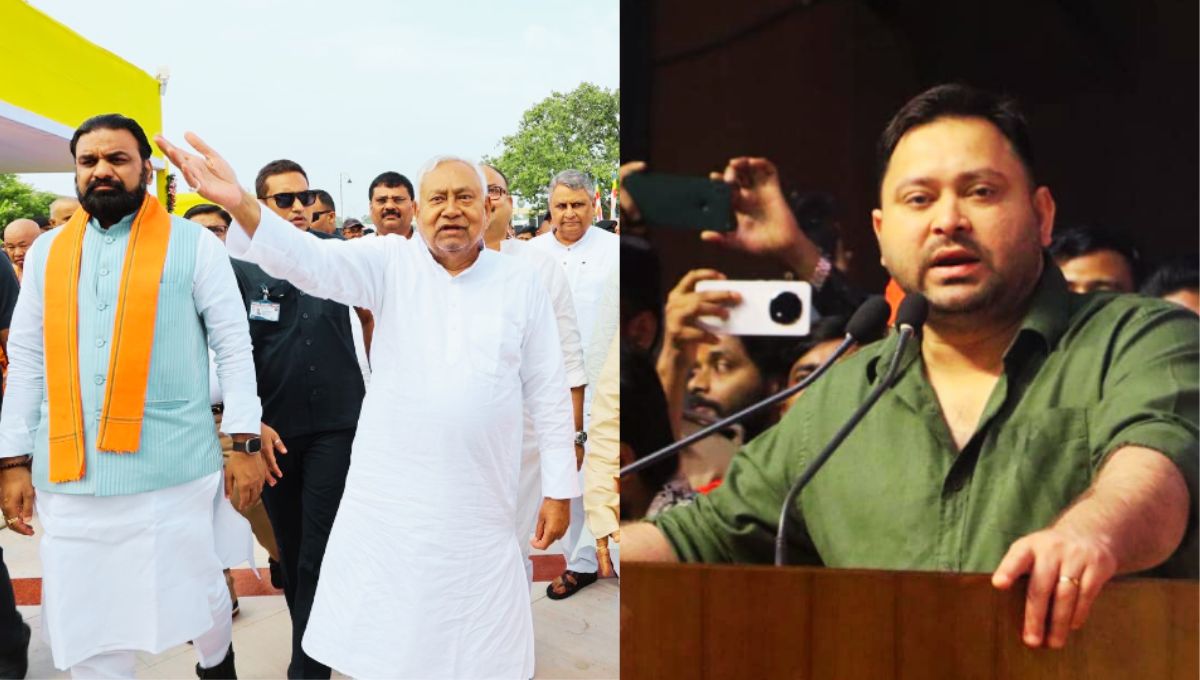 तेजस्वी यादव का सरकार पर हमला "नीति नहीं, नकल कर रही है सरकार"