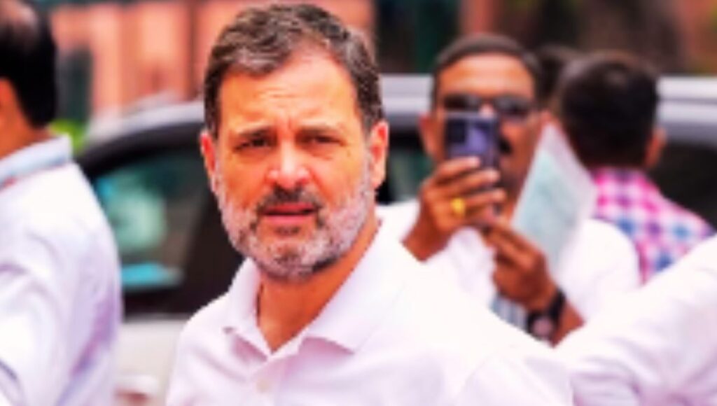 कागज मिटाओ,अधिकार चुराओ,राहुल गांधी का भाजपा पर हमला