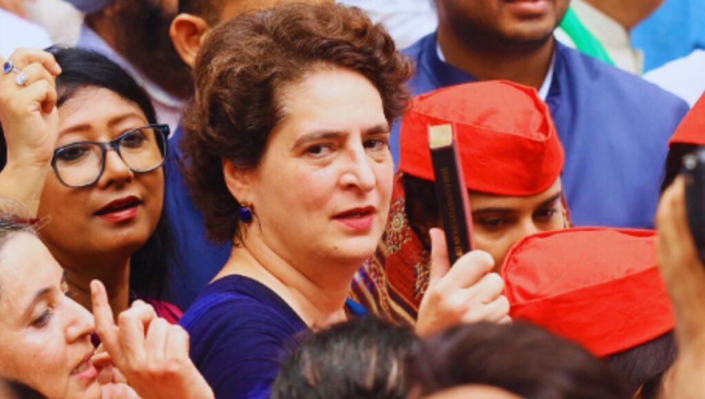 वोट अधिकार यात्रा जनता के वोट के अधिकार की रक्षा की लड़ाई है: प्रियंका गांधी