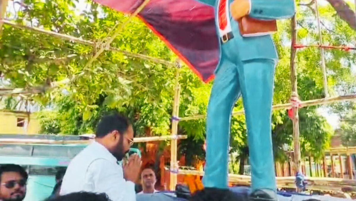 बख्तियारपुर में समता की आवाज:SSD राष्ट्रीय अध्यक्ष ने बाबा साहेब को किया नमन