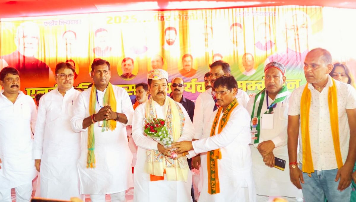 अन्य क्षेत्रों में भी एनडीए नेताओं का शक्ति प्रदर्शन