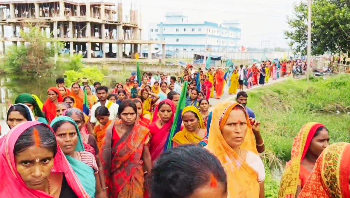 सरकारी वादे पर सवाल, जमीन के लिए सड़क पर उतरा समतामूलक संग्राम दल