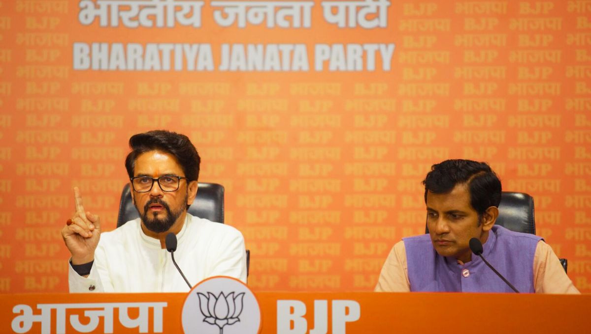 धमाका नहीं, सिर्फ़ ड्रामा कर रहे राहुल गांधी:अनुराग ठाकुर का पलटवार