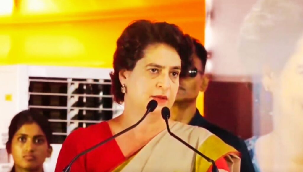 कांग्रेस का संदेश: न्याय और सम्मान के लिए बदलाव जरूरी – प्रियंका गांधी