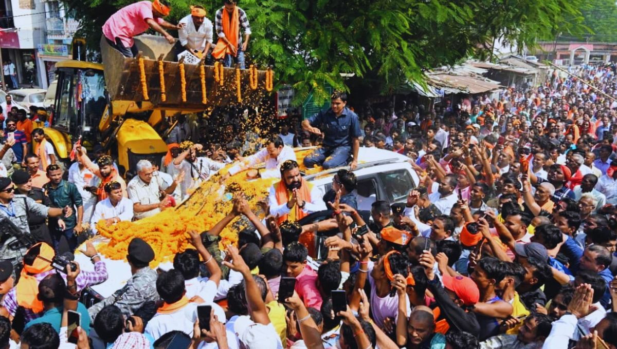 सम्राट चौधरी ने तारापुर से दाखिल किया नामांकन सम्राट चौधरी ने तारापुर से दाखिल किया नामांकन