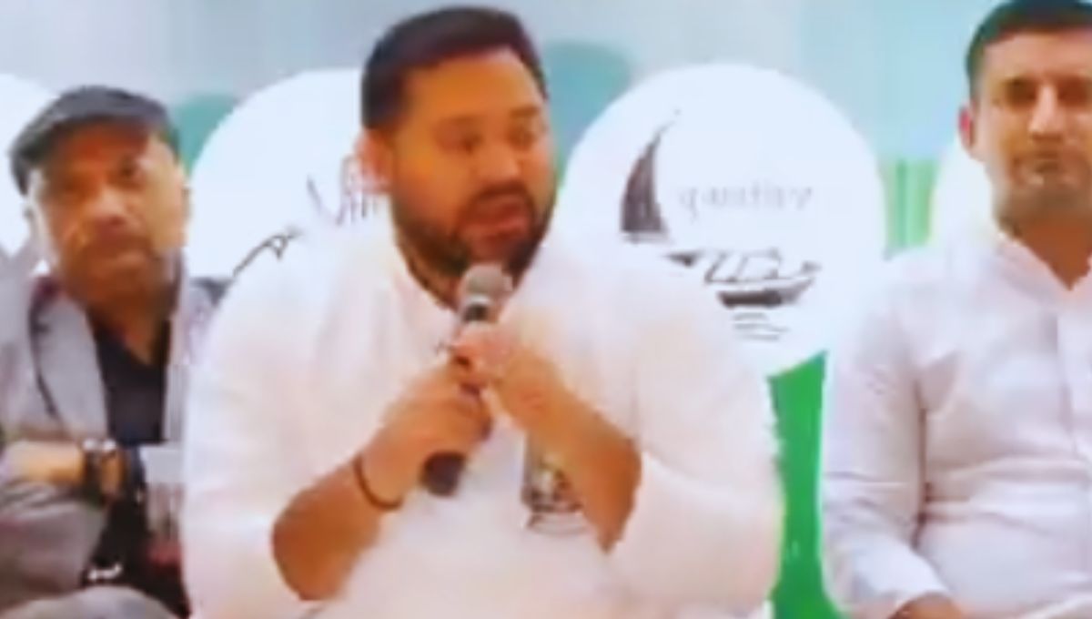 नया बिहार की पुकार — तेजस्वी यादव का बाहरी ताक़तों पर वार