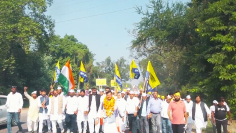 रोजगार दो – सामाजिक न्याय दो: आम आदमी पार्टी की पदयात्रा बनी उत्तर प्रदेश की नई जनलहर