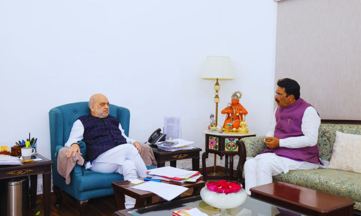 केंद्रीय गृहमंत्री अमित शाह से अहम बैठक