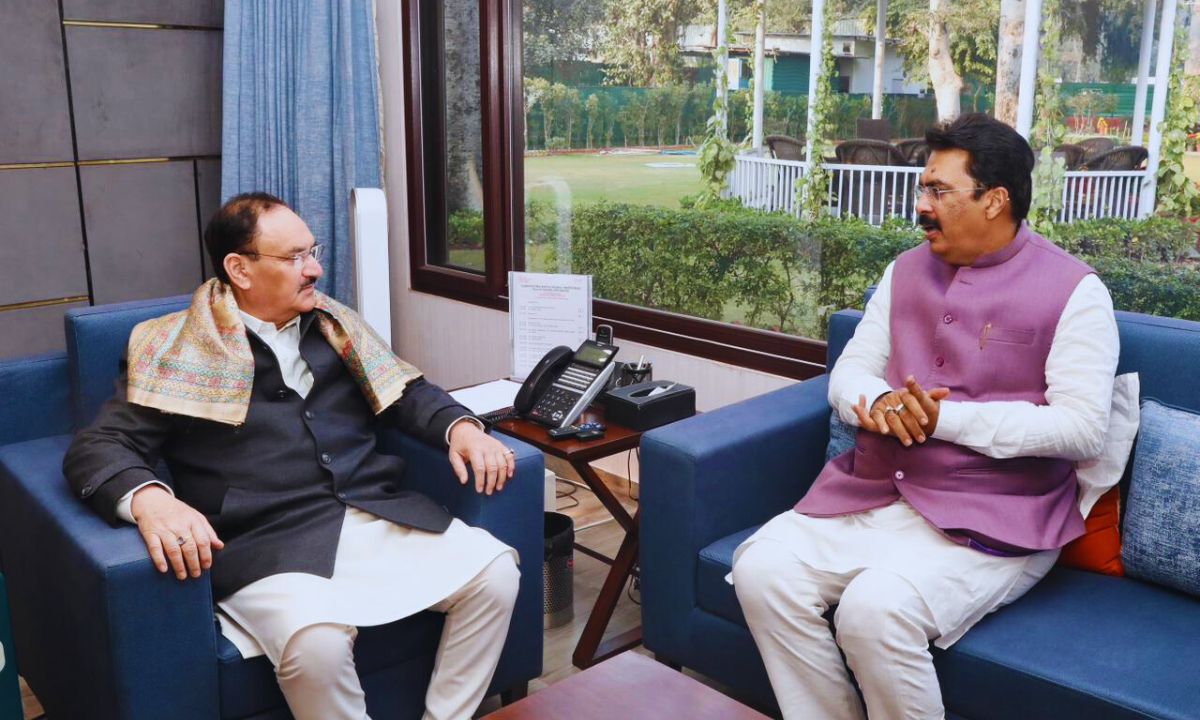 राष्ट्रीय अध्यक्ष जेपी नड्डा से मुलाकात