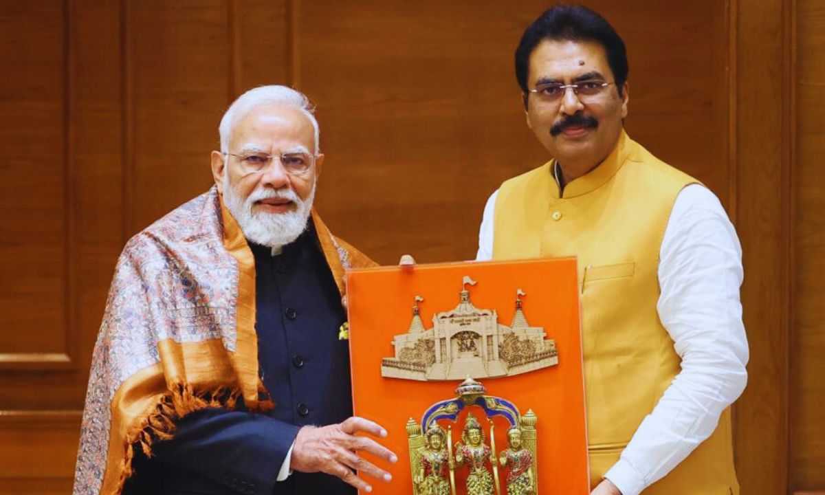 बिहार भाजपा अध्यक्ष संजय सरावगी की पीएम मोदी से भेंट